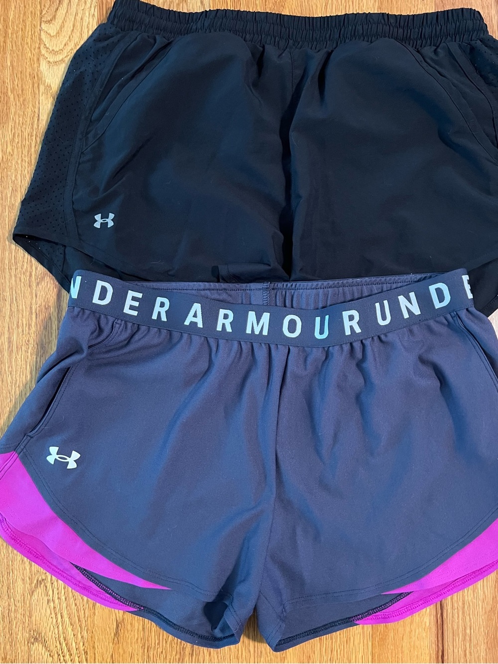 2 pair of Under Armour shorts
